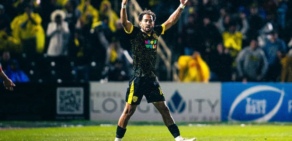 Игрок New Mexico United на поле во время матча