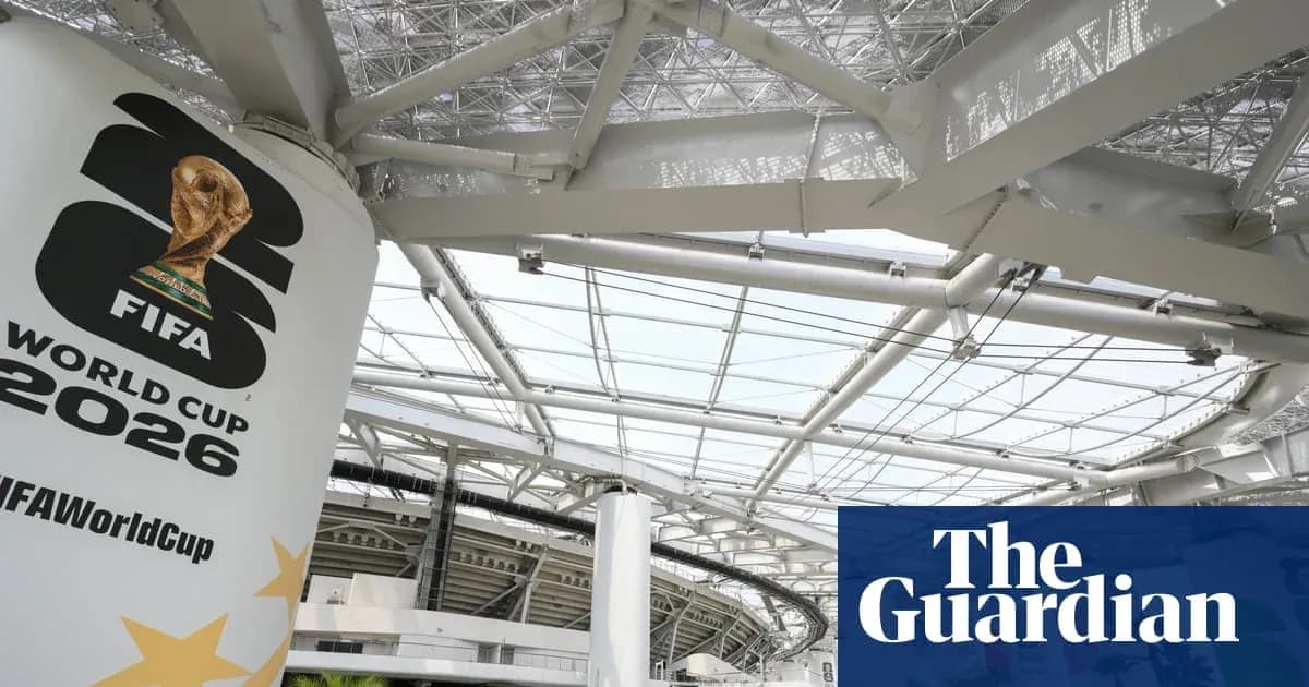 Логотип Кубка мира FIFA 2026 на стадионе