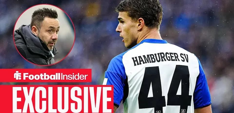 Игрок Hamburger SV в футболке с номером 44